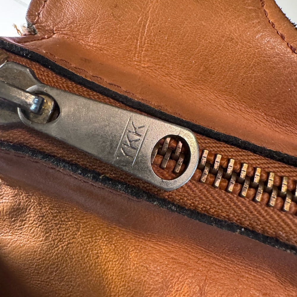 Vintage Supple Tan Retro 1970s Leather BOHO Shoulder Bag Purse NICE - Picture 11 of 16
